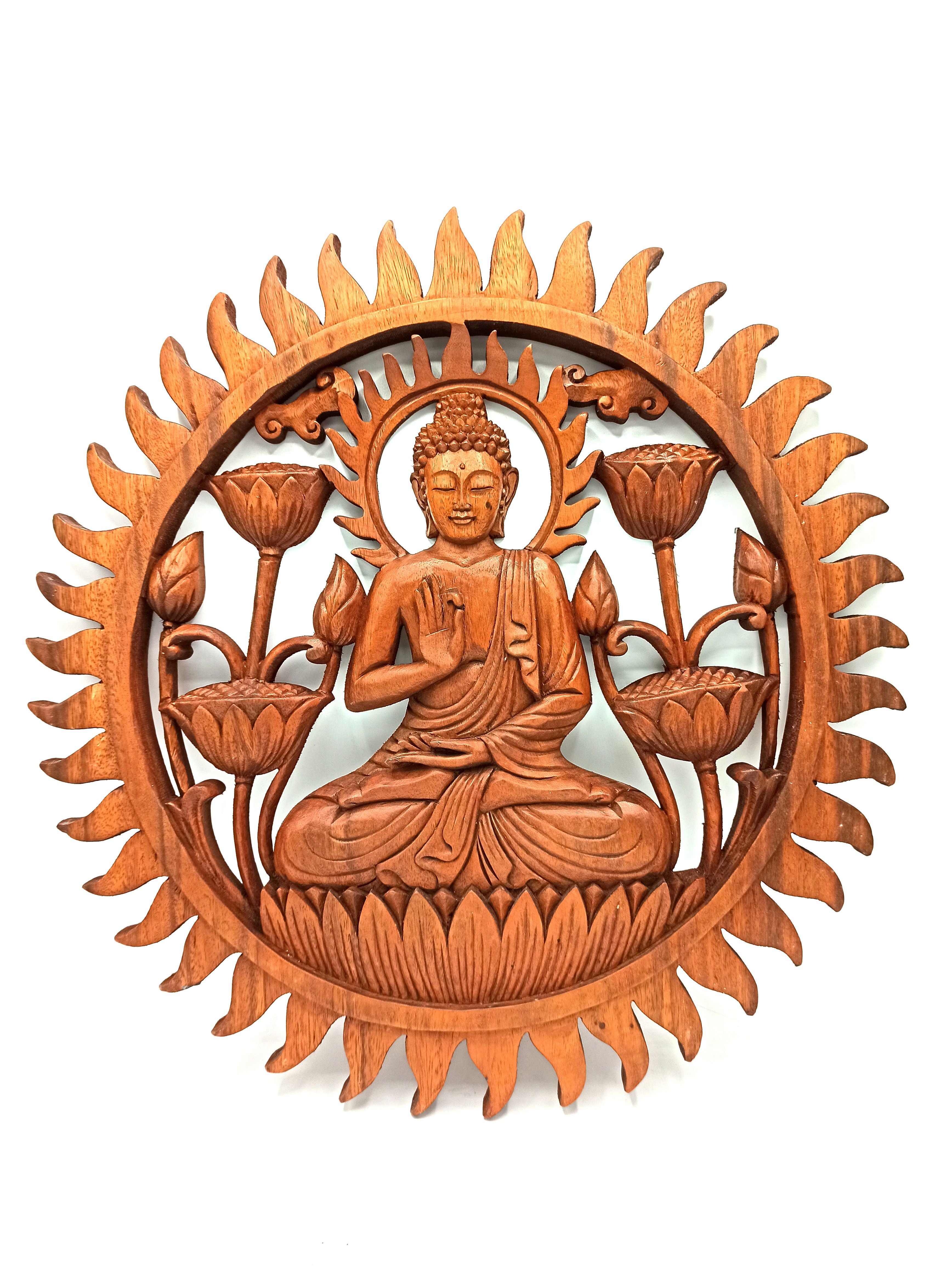 Tree of Life Carved Panel 40 cm – Love | Sacred Wall Art