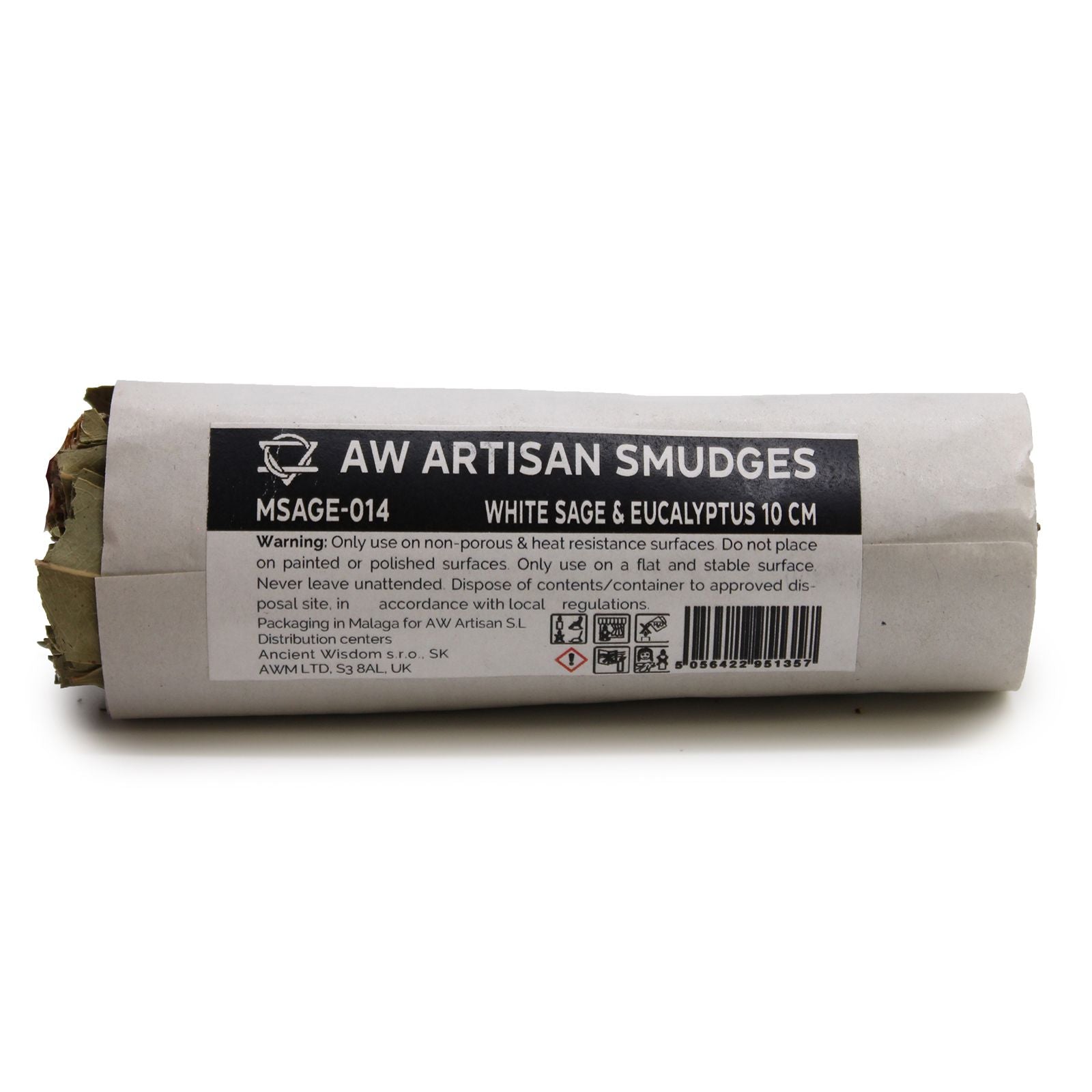 Smudge Stick - White Sage & Eucalyptus 10 cm