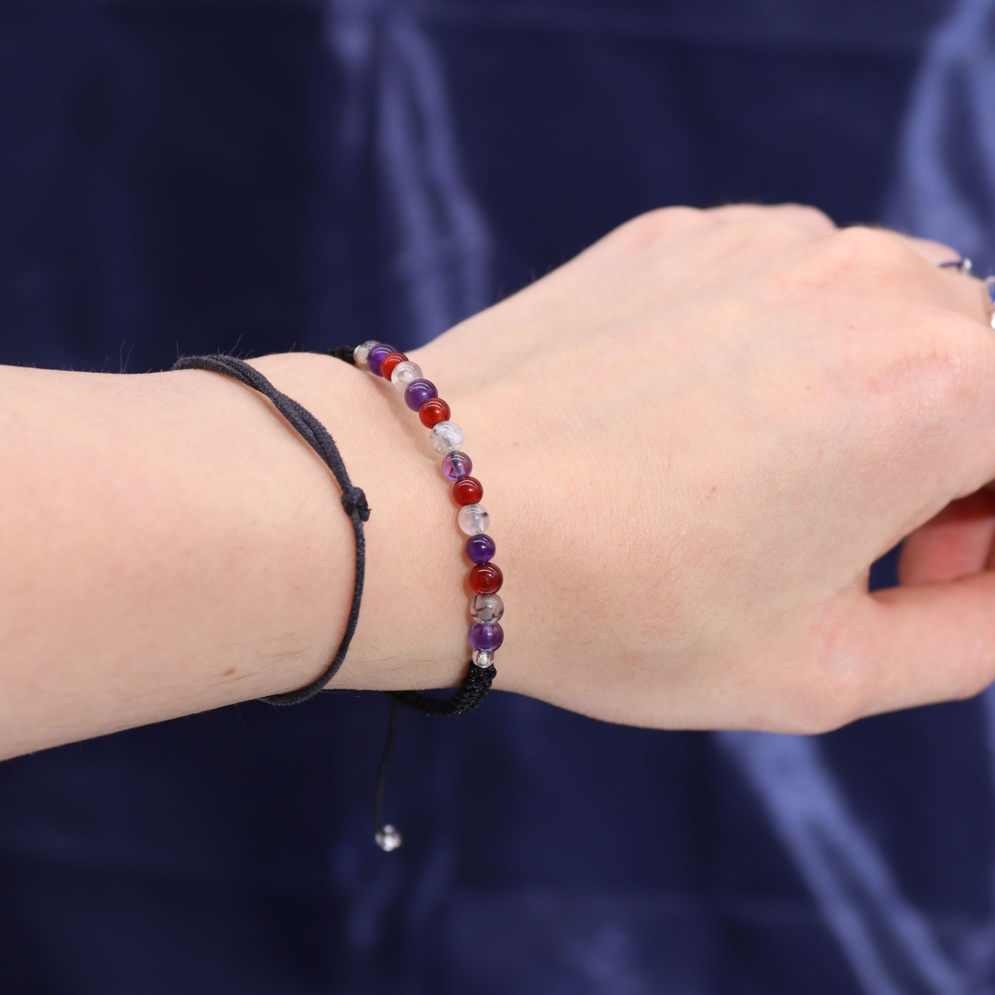 Virgo Zodiac Crystal Candle + Gemstone Bracelet | Birthstone Gift