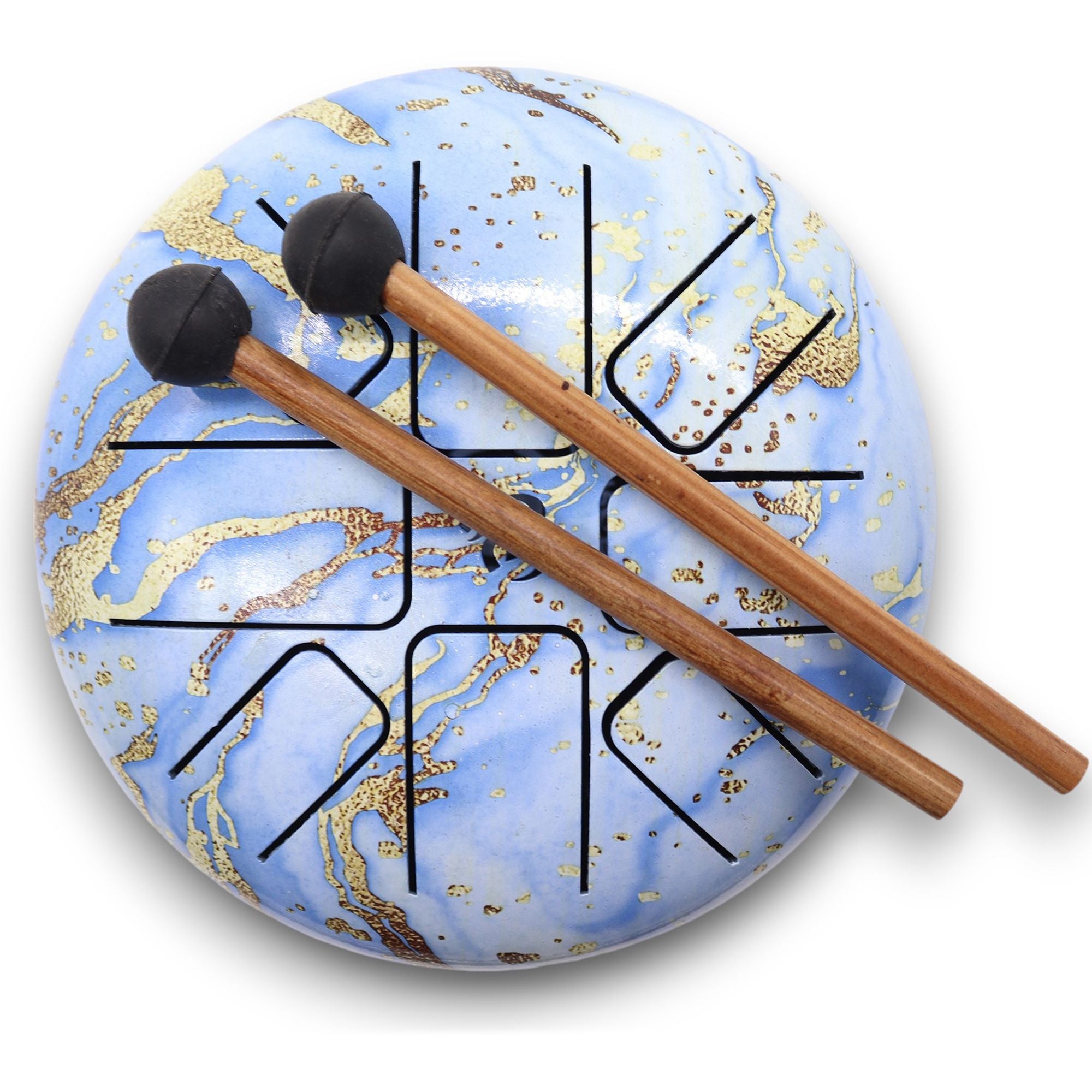 Hapi Tongue Drum 17×13 cm – Blue Sky | Portable Calm