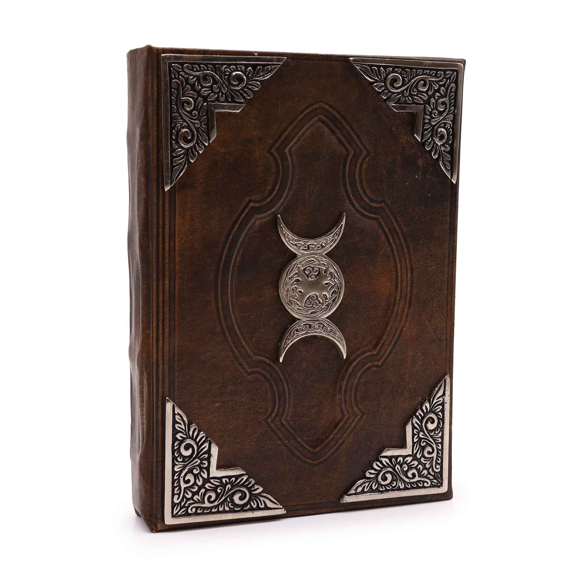 Big Brown Stunning Triple Moon Journal - 200 Deckle Edges Pages