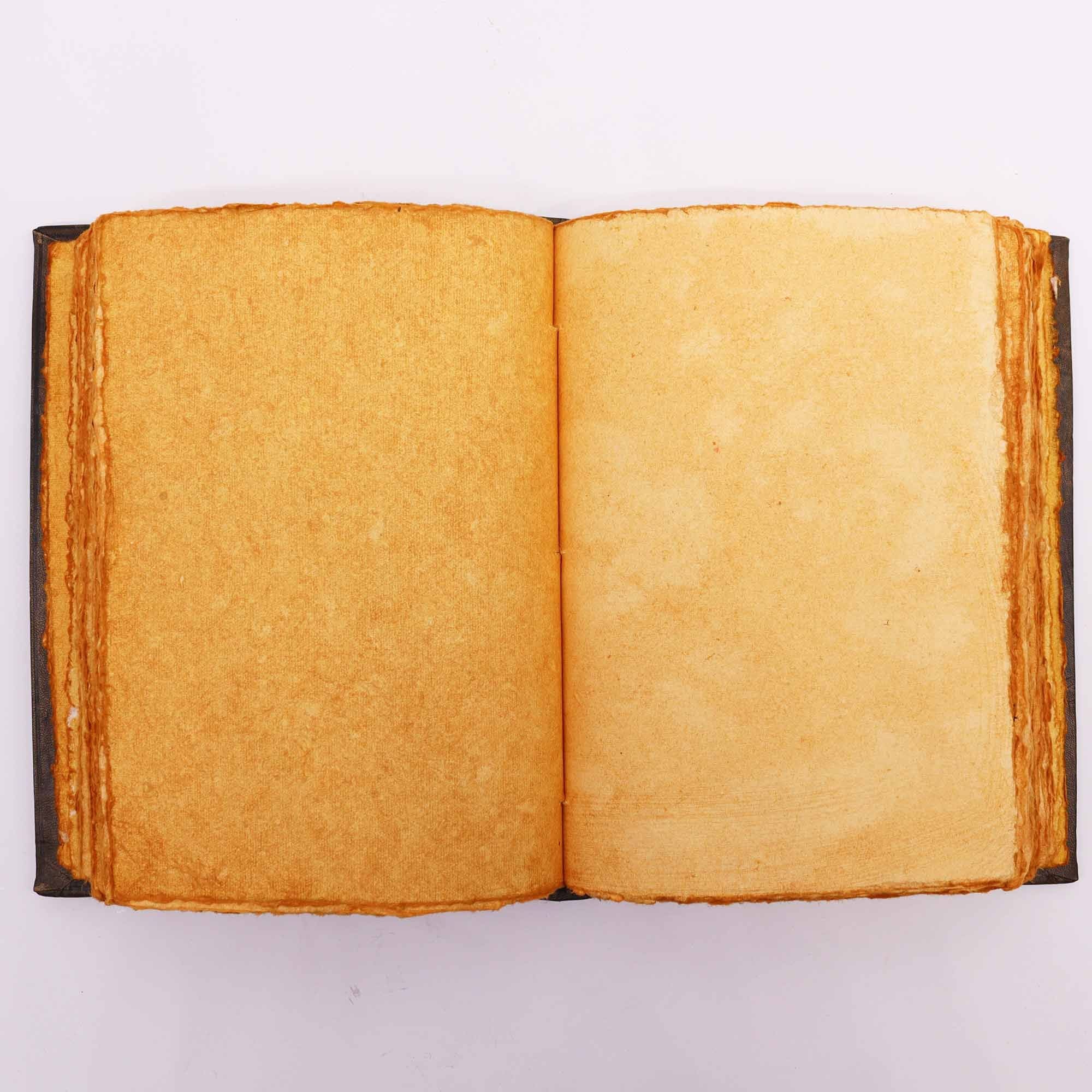 Big Brown Stunning Triple Moon Journal - 200 Deckle Edges Pages