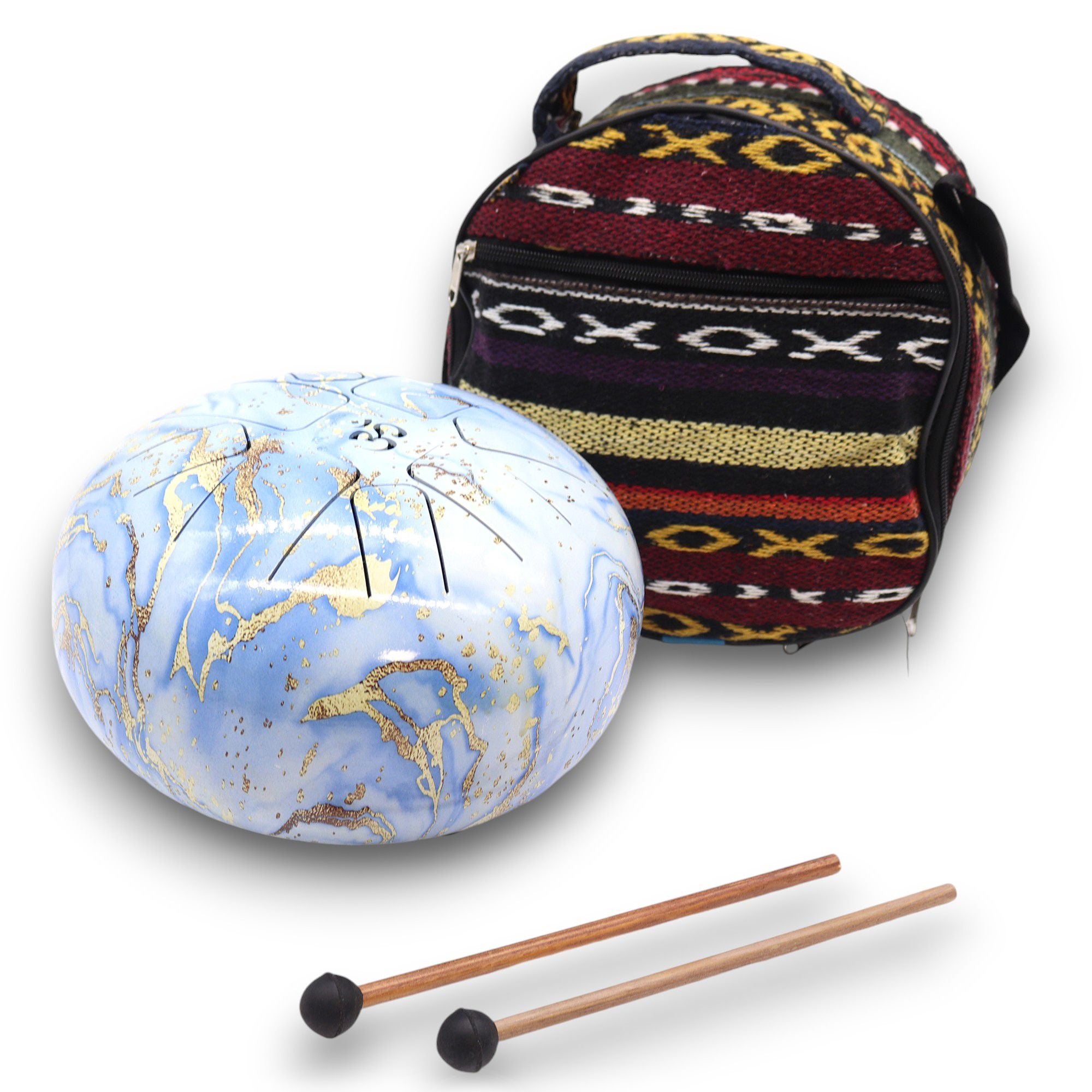 Hapi Tongue Drum 22×18 cm – Blue Sky | Deep Relaxation