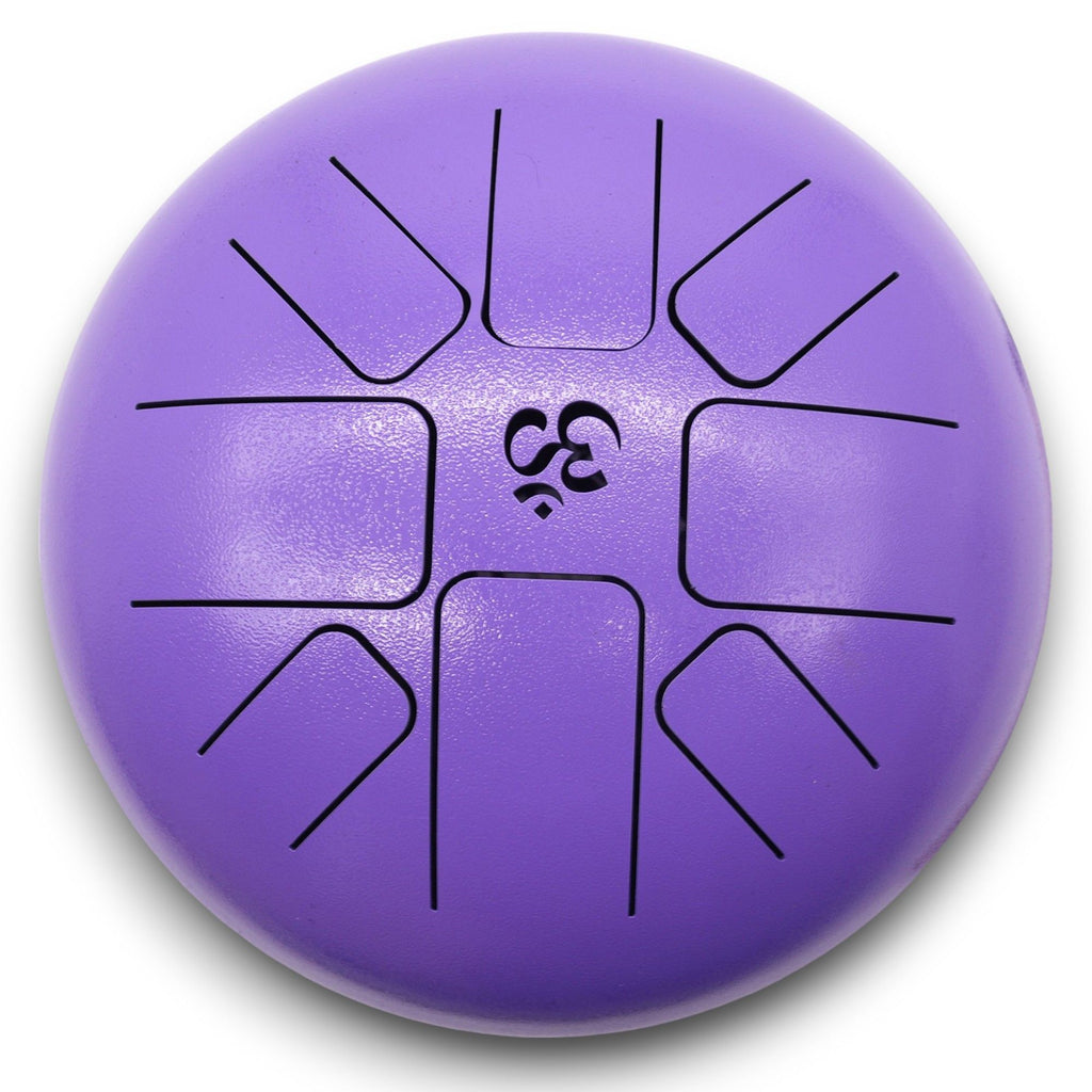Hapi Tongue Drum 22×16 cm – Om Violet | Serene Sound