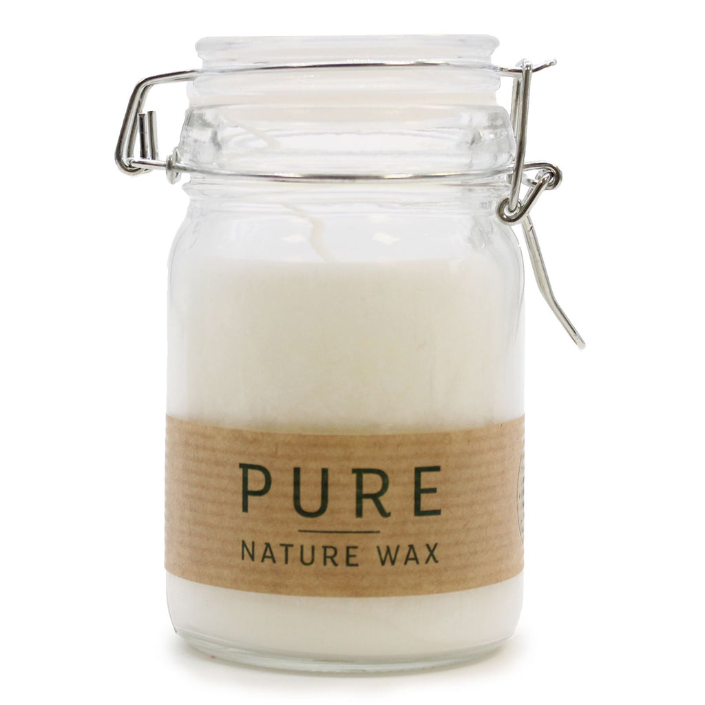 Olive Wax Jar Candle 120×70 – White | Natural Home Fragrance