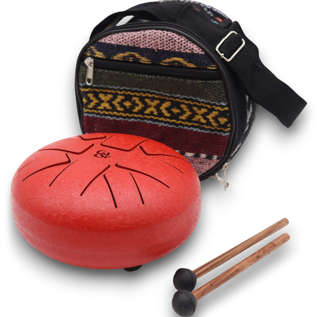 Hapi Tongue Drum 16 cm – Om Red | Meditation Music