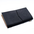 Handmade Black Leather Journal - My Book of Spells and other Thoughts