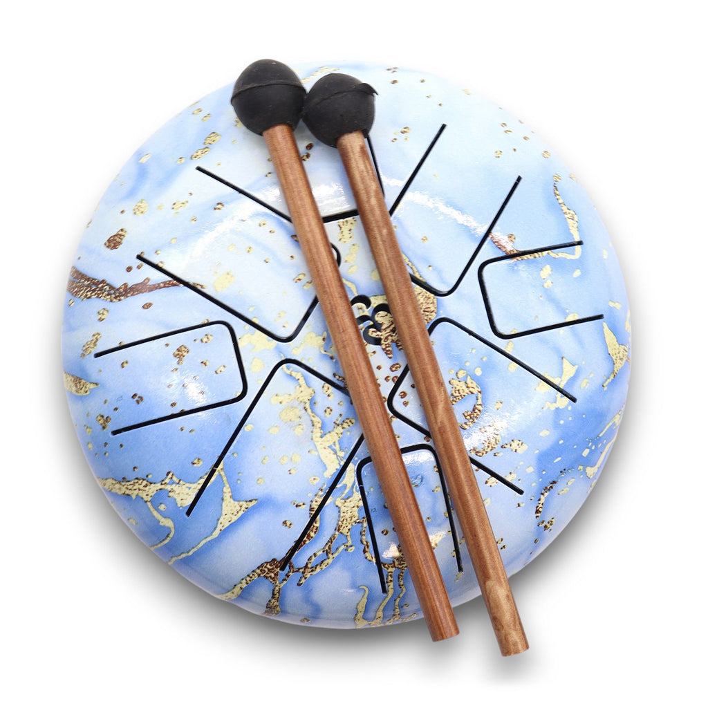 Hapi Tongue Drum 18 cm – Blue Sky Om | Soothing Tones
