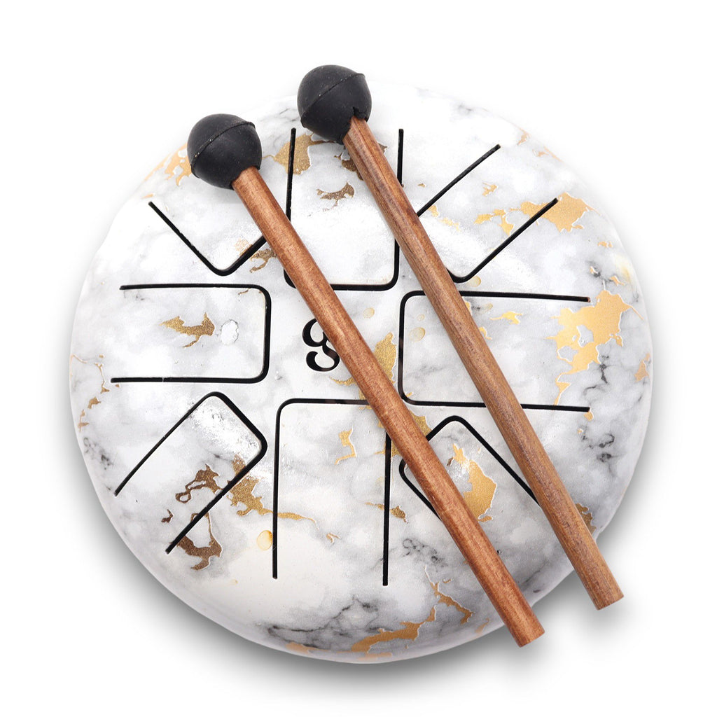 Hapi Tongue Drum 18 cm – Marble Om | Calming Resonance