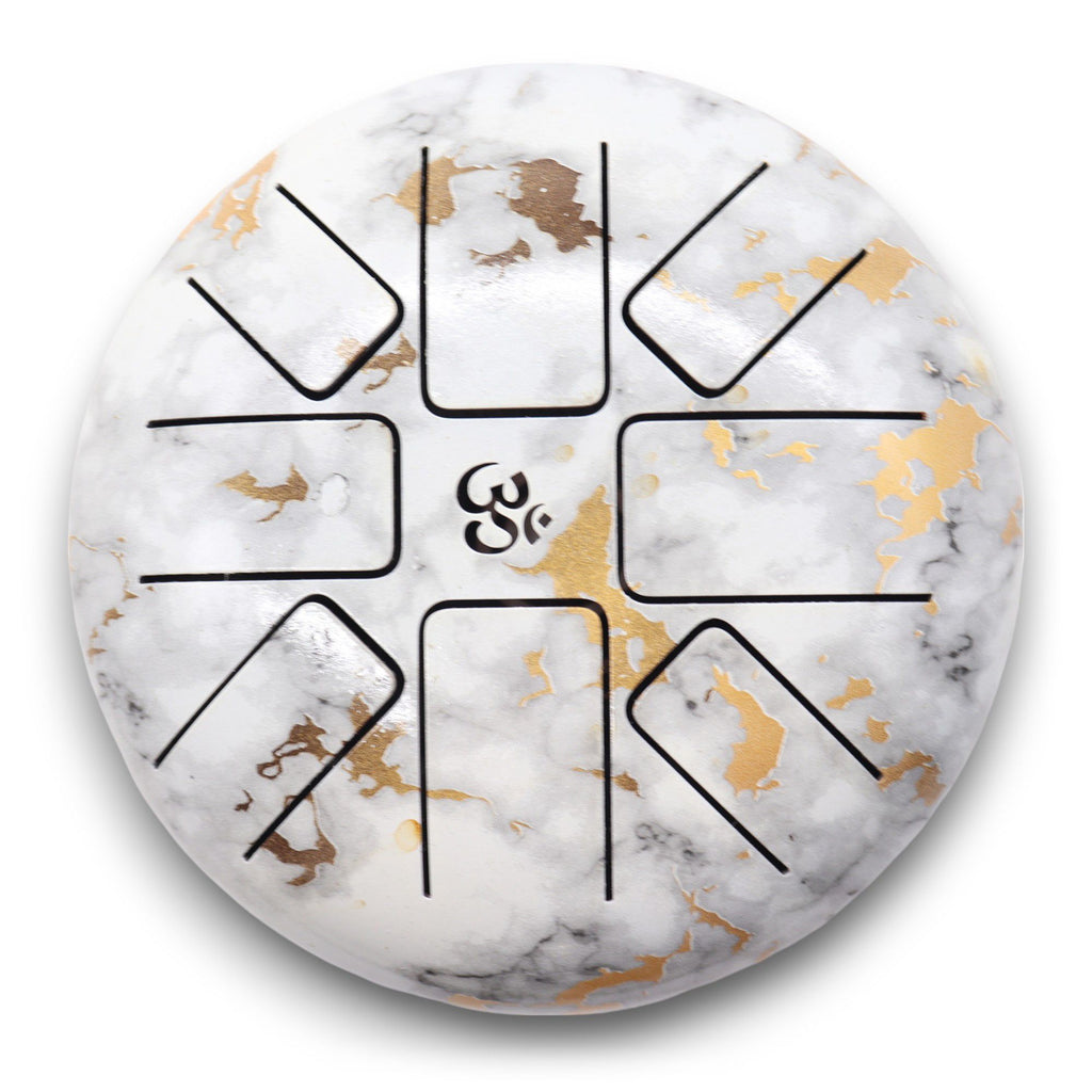 Hapi Tongue Drum 18 cm – Marble Om | Calming Resonance