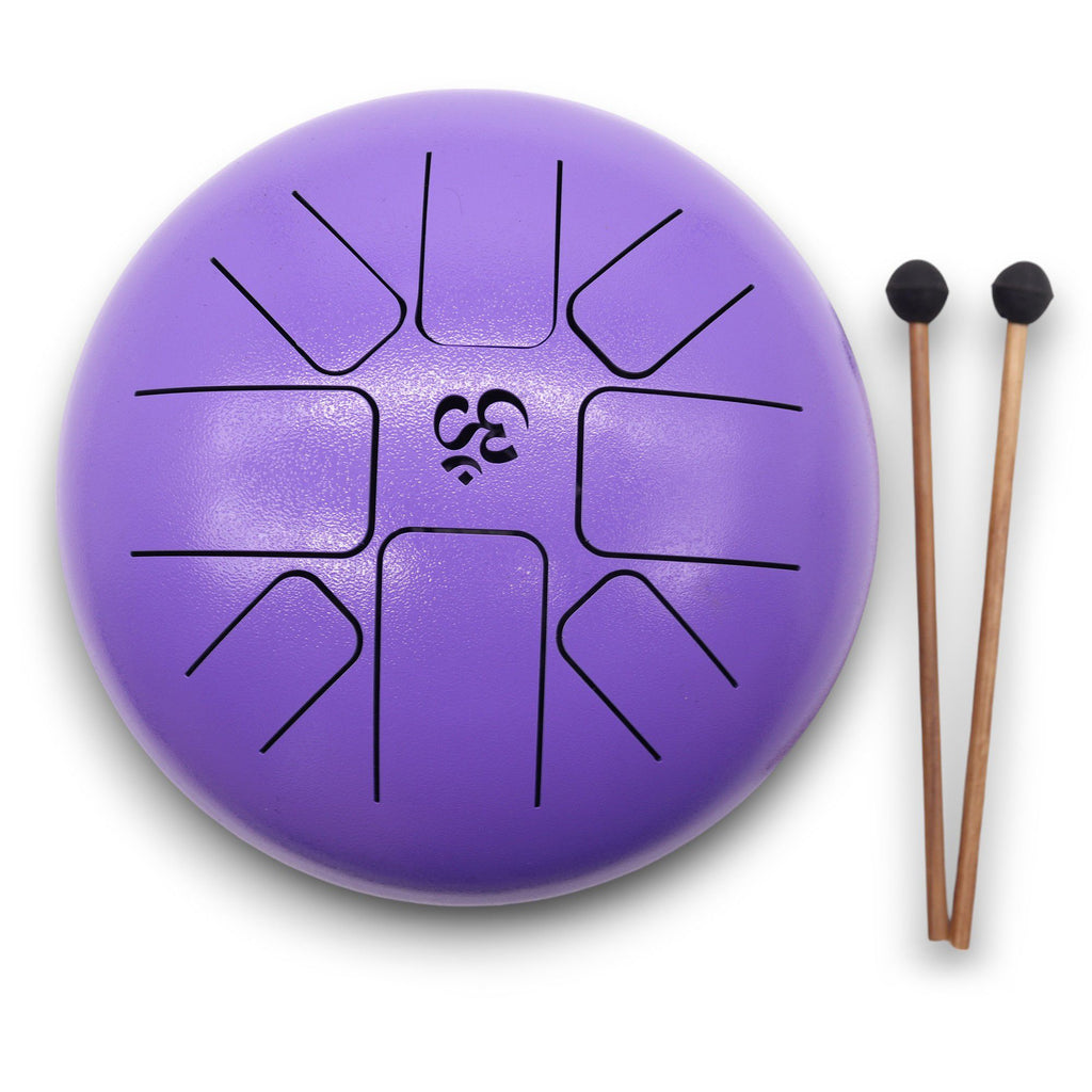 Hapi Tongue Drum 22×16 cm – Om Violet | Serene Sound