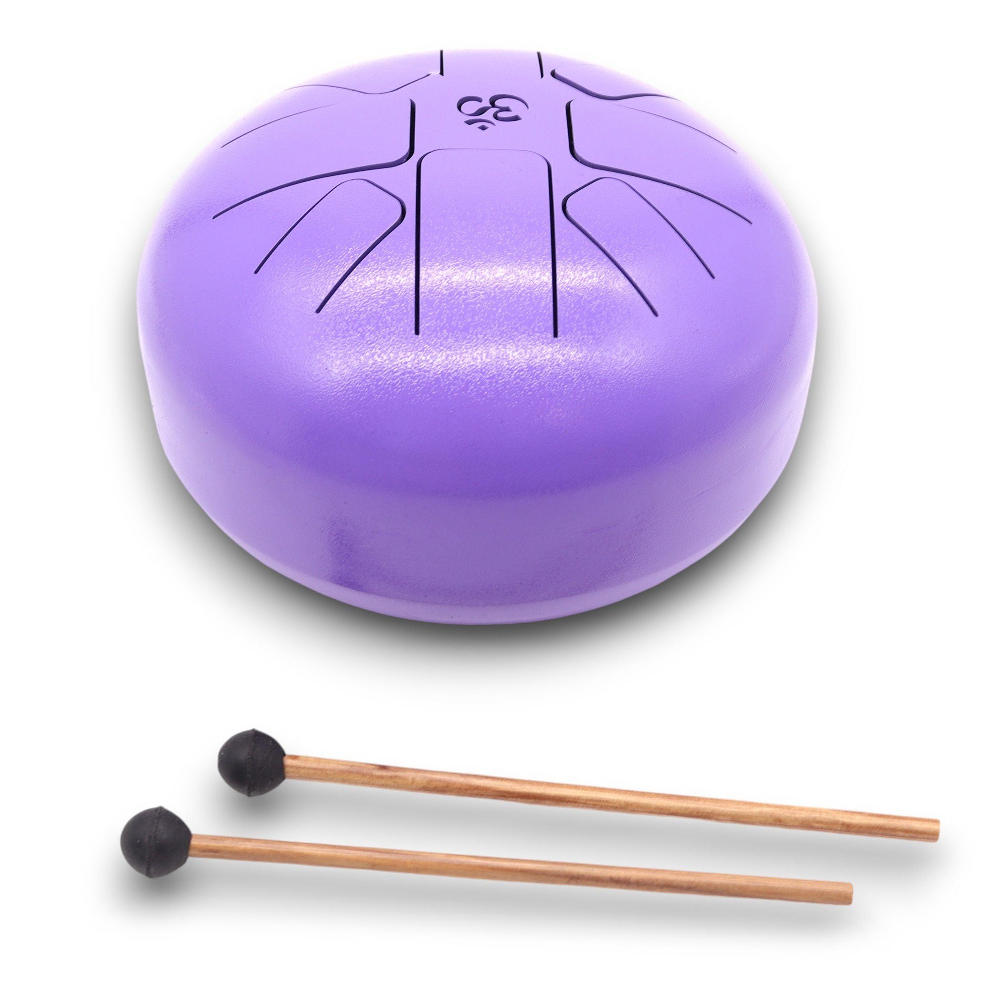Hapi Tongue Drum 22×16 cm – Om Violet | Serene Sound