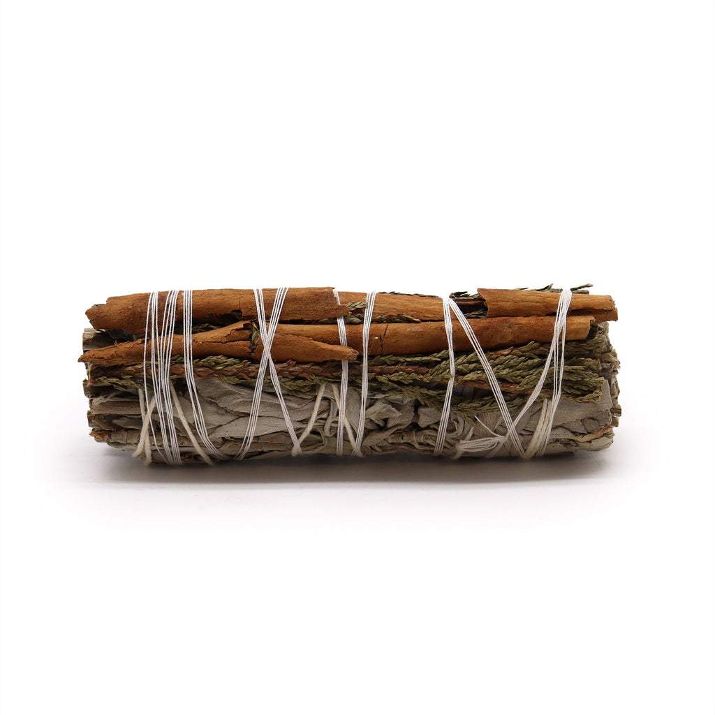 Smudge Stick – White Sage, Cedar & Cinnamon | Sacred Blend