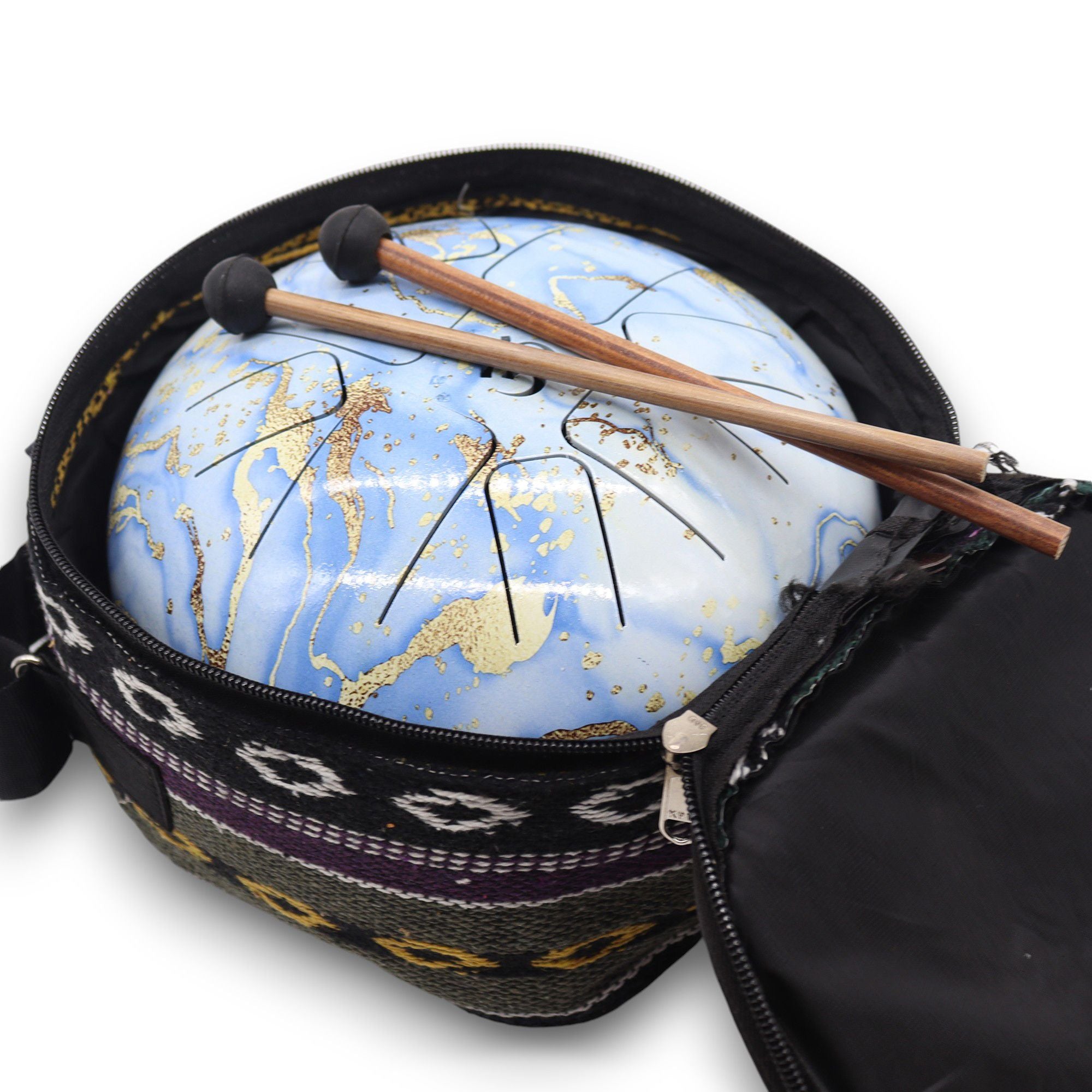 Hapi Tongue Drum 17×13 cm – Blue Sky | Portable Calm