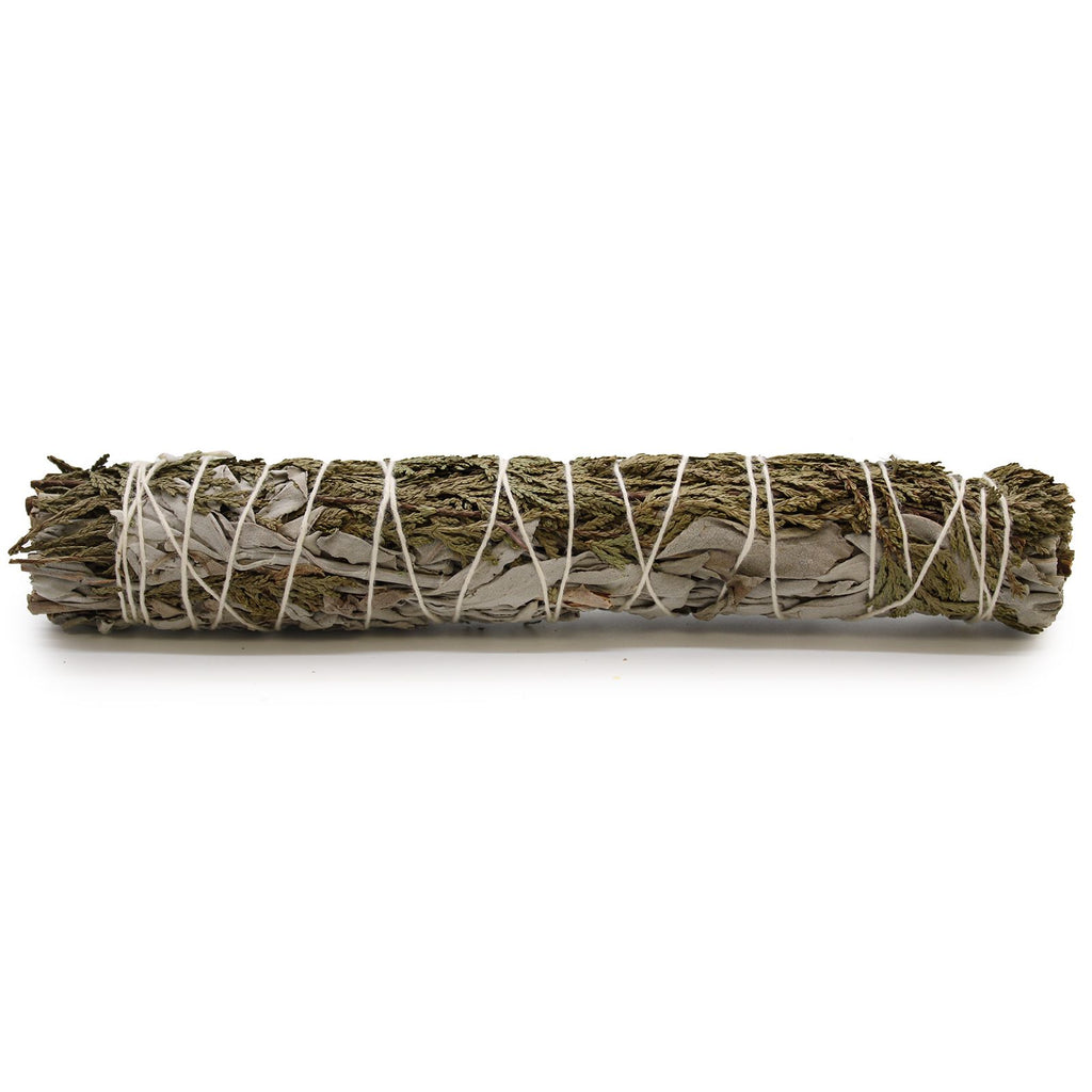 White Sage & Cedar Smudge Stick 22.5 cm | Ground & Cleanse