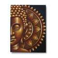 Buddha Mandala Wall Art 60×80 cm – Gold Half | Tranquil Focus